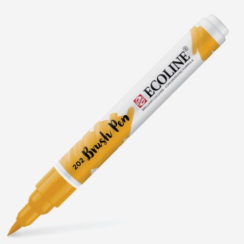 Talens : Ecoline : Fırça Uçlu Kalem : Deep Yellow