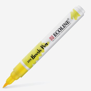 Talens : Ecoline : Fırça Uçlu Kalem : Lemon Yellow (Primary)