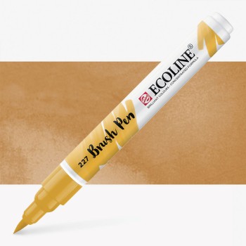 Talens : Ecoline : Fırça Uçlu Kalem : Yellow Ochre