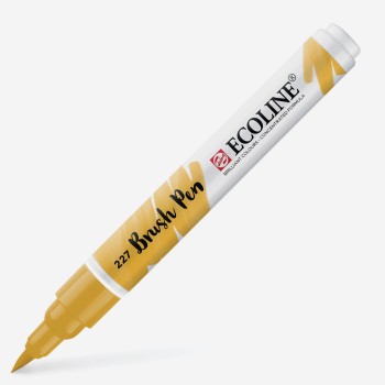 Talens : Ecoline : Fırça Uçlu Kalem : Yellow Ochre