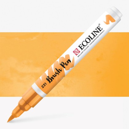 Talens : Ecoline : Fırça Uçlu Kalem : Gold Ochre