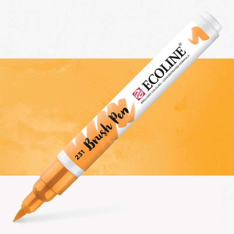 Talens : Ecoline : Fırça Uçlu Kalem : Gold Ochre