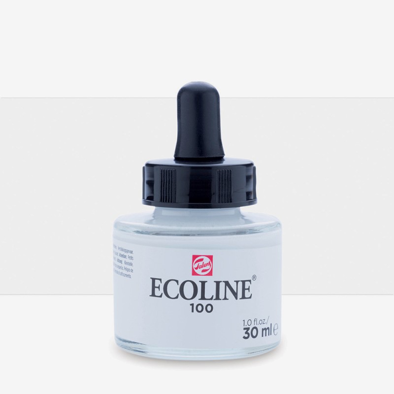 Talens : Ecoline : Sıvı Sulu Boya : 30 ml : White