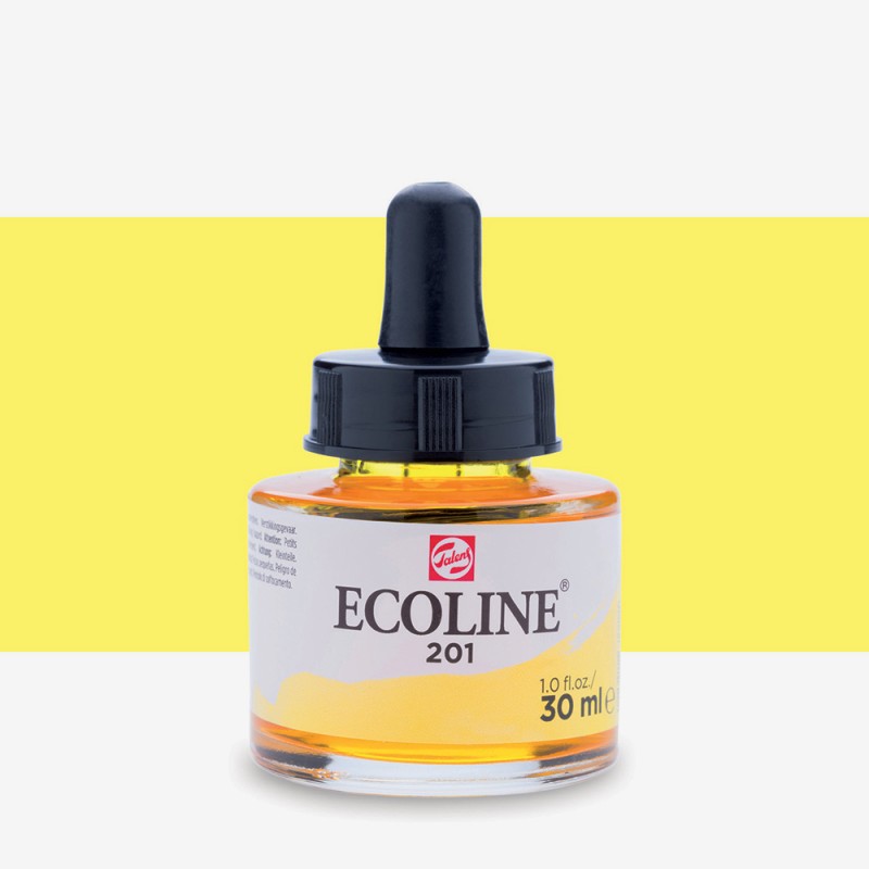 Talens : Ecoline : Sıvı Sulu Boya : 30 ml : Light Yellow