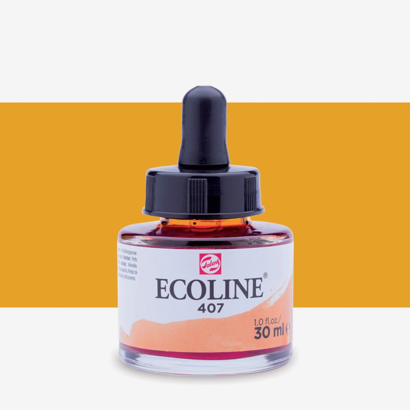 Talens : Ecoline : Sıvı Sulu Boya : 30 ml : Deep Ochre