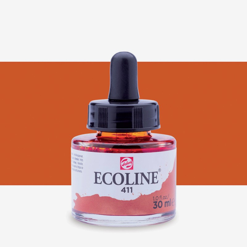 Talens : Ecoline : Sıvı Sulu Boya : 30 ml : Burnt Sienna