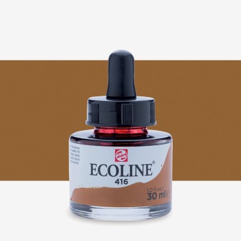 Talens : Ecoline : Sıvı Sulu Boya : 30 ml : Sepia