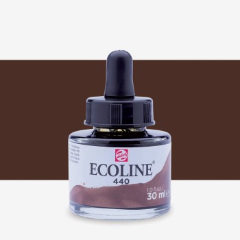 Talens : Ecoline : Sıvı Sulu Boya : 30 ml : Sepia Deep