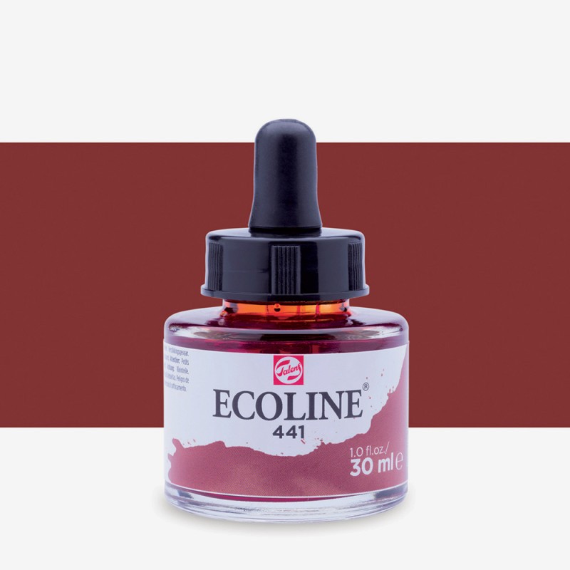Talens : Ecoline : Sıvı Sulu Boya : 30 ml : Mahogany
