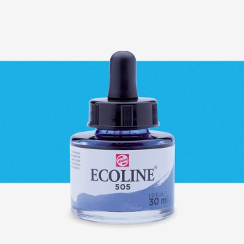 Talens : Ecoline : Sıvı Sulu Boya : 30 ml : Ultramarine Light