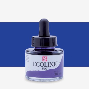Talens : Ecoline : Sıvı Sulu Boya : 30 ml : Ultramarine Violet