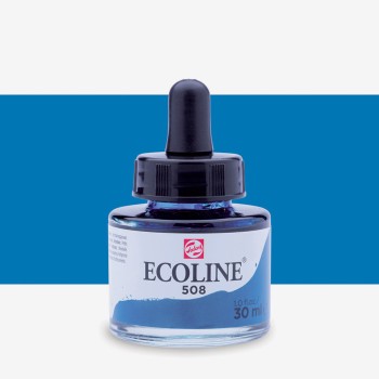Talens : Ecoline : Sıvı Sulu Boya : 30 ml : Prussian Blue