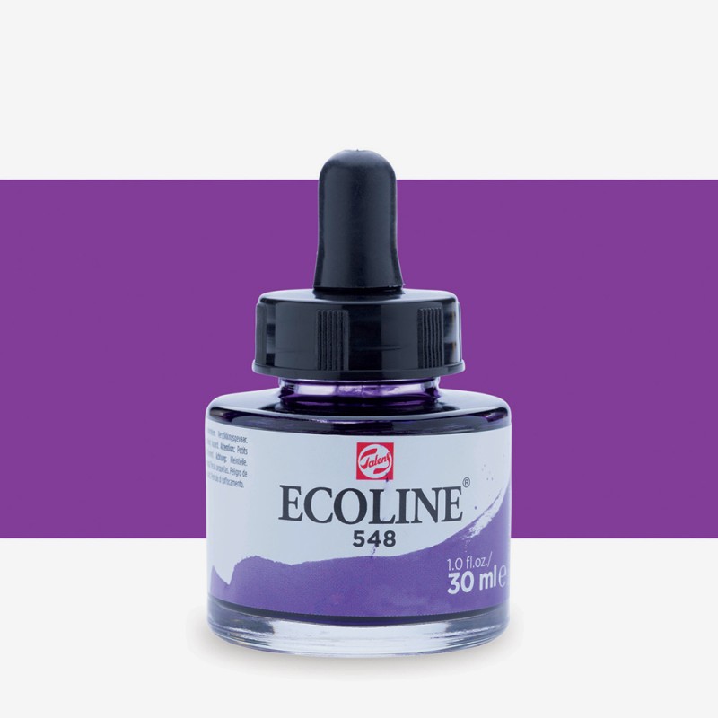 Talens : Ecoline : Sıvı Sulu Boya : 30 ml : Blue Violet