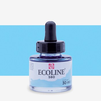 Talens : Ecoline : Sıvı Sulu Boya : 30 ml : Pastel Blue