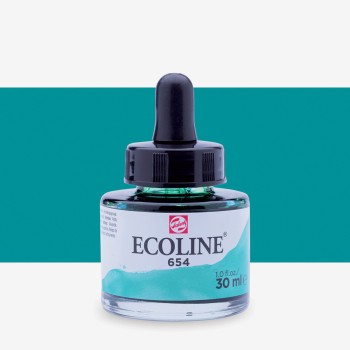 Talens : Ecoline : Sıvı Sulu Boya : 30 ml : Fir Green