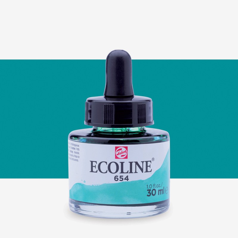 Talens : Ecoline : Sıvı Sulu Boya : 30 ml : Fir Green