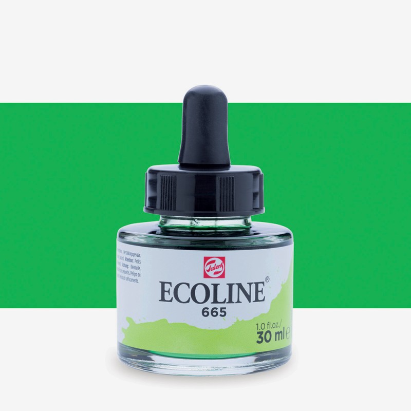 Talens : Ecoline : Sıvı Sulu Boya : 30 ml : Spring Green
