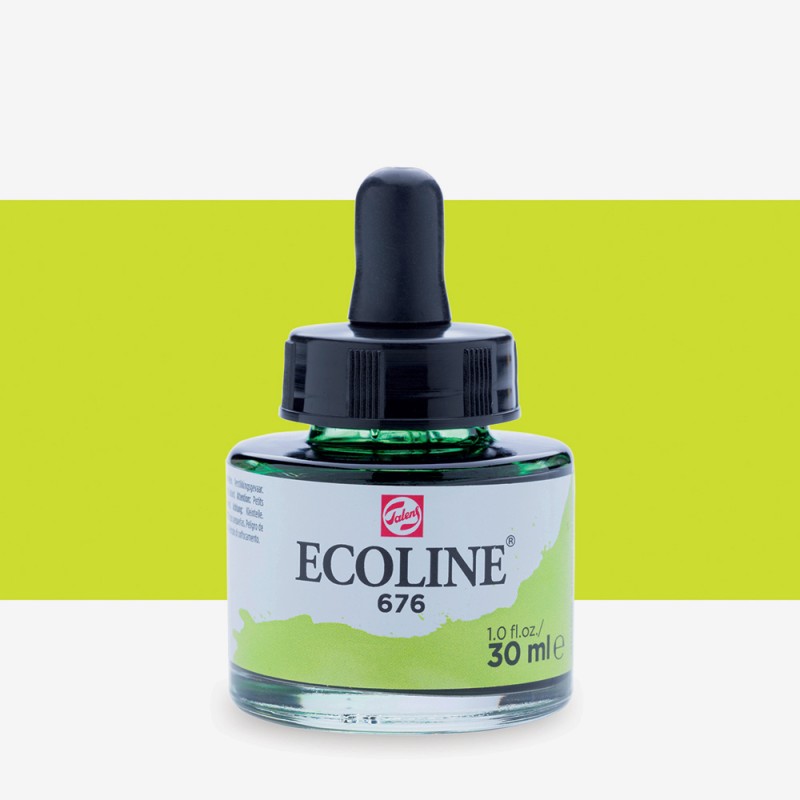Talens : Ecoline : Sıvı Sulu Boya : 30 ml : Grass Green