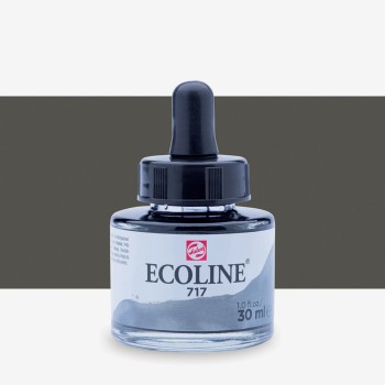 Talens : Ecoline : Sıvı Sulu Boya : 30 ml : Cold Grey