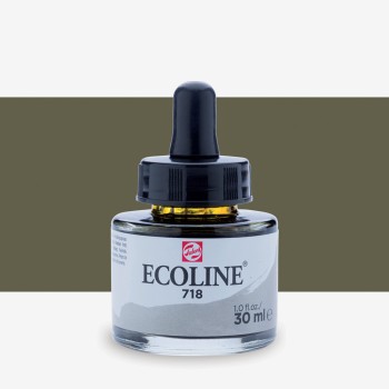 Talens : Ecoline : Sıvı Sulu Boya : 30 ml : Warm Grey