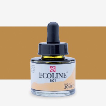 Talens : Ecoline : Sıvı Sulu Boya : 30 ml : Gold