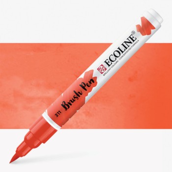 Talens : Ecoline : Fırça Uçlu Kalem : Vermilion