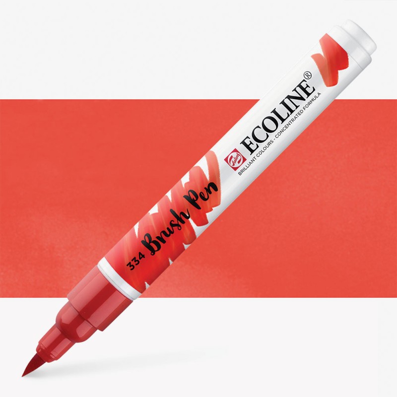 Talens : Ecoline : Fırça Uçlu Kalem : Scarlet