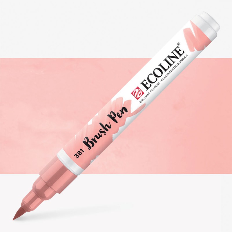Talens : Ecoline : Fırça Uçlu Kalem : Pastel Red