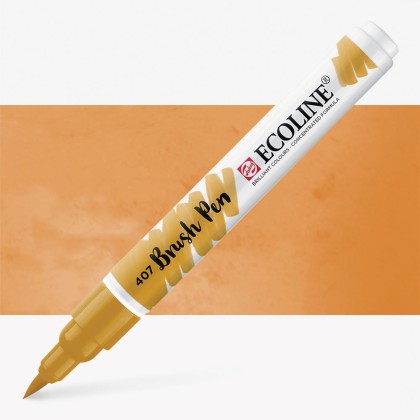 Talens : Ecoline : Fırça Uçlu Kalem : Deep Ochre