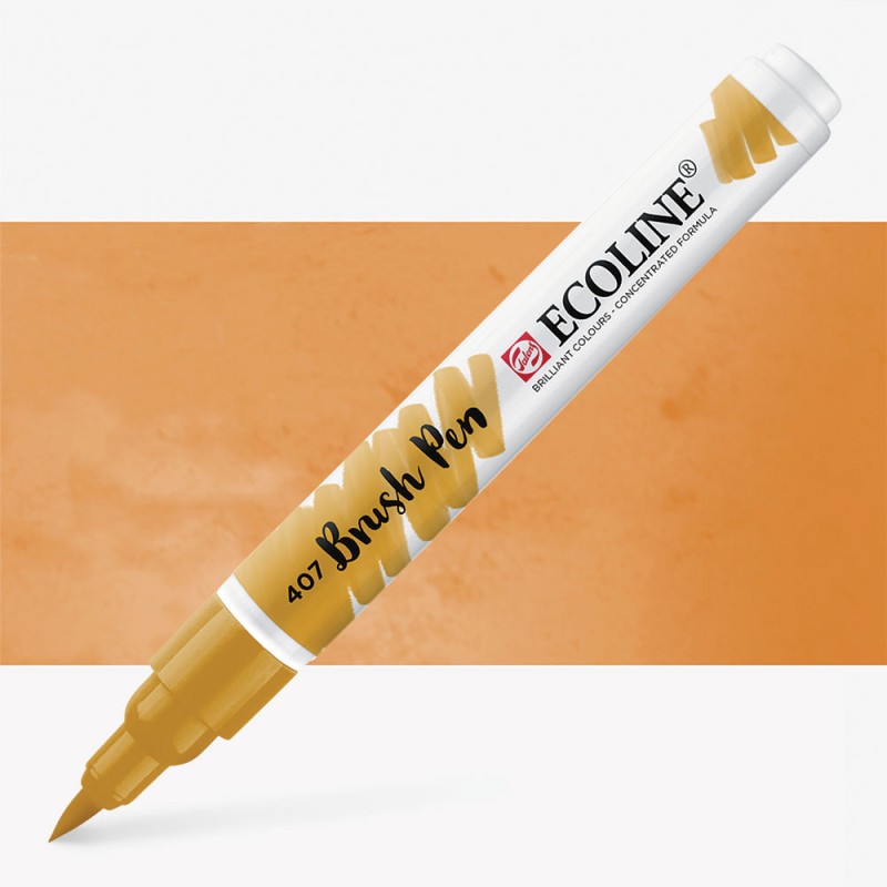 Talens : Ecoline : Fırça Uçlu Kalem : Deep Ochre