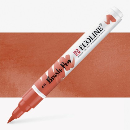 Talens : Ecoline : Fırça Uçlu Kalem : Burnt Sienna