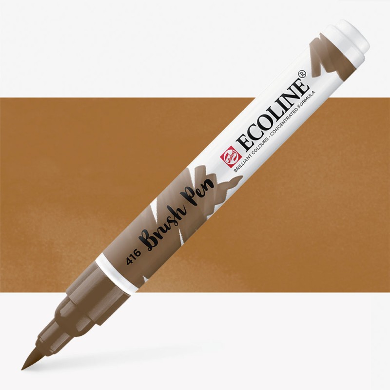 Talens : Ecoline : Fırça Uçlu Kalem : Sepia