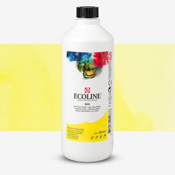 Talens : Ecoline : Sıvı Sulu Boya : 490 ml : Lemon Yellow (Primary)