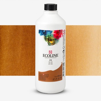 Talens : Ecoline : Sıvı Sulu Boya : 490 ml : Sepia