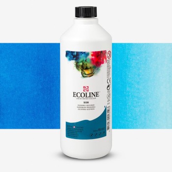 Talens : Ecoline : Sıvı Sulu Boya : 490 ml : Prussian Blue