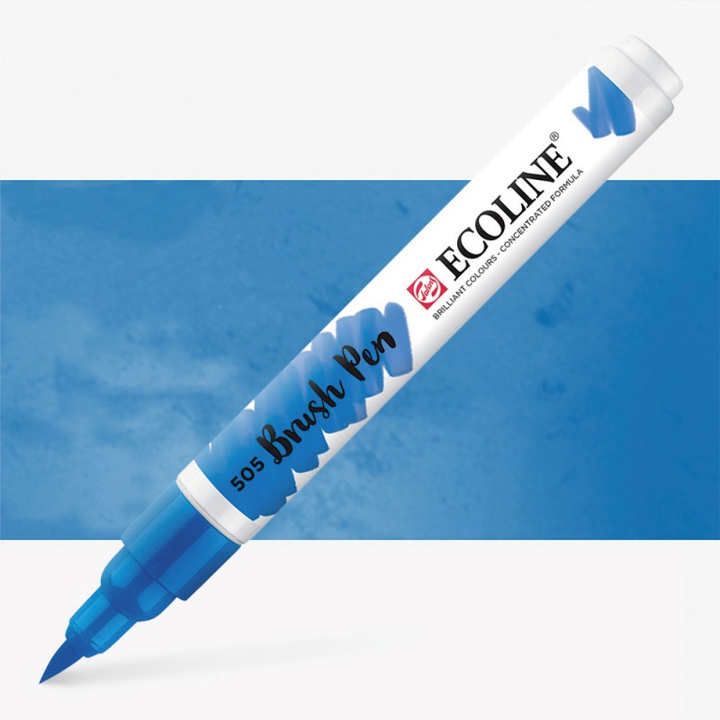 Talens : Ecoline : Fırça Uçlu Kalem : Ultramarine Light
