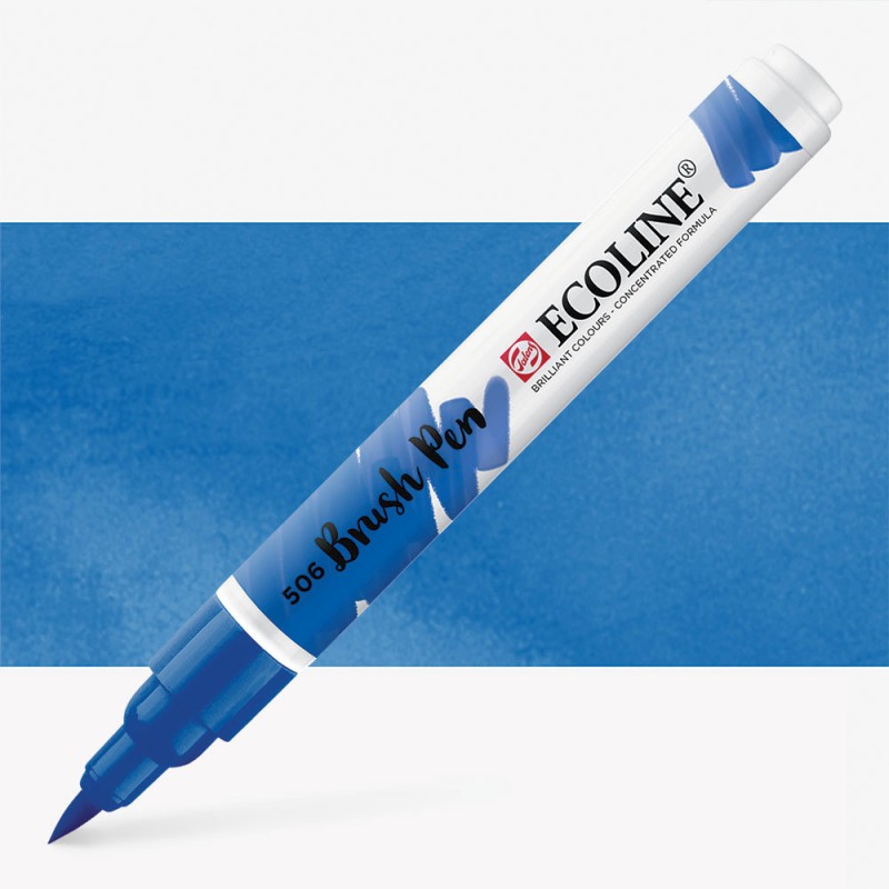 Talens : Ecoline : Fırça Uçlu Kalem : Ultramarine Deep