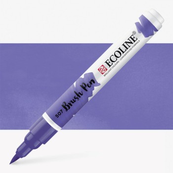Talens : Ecoline : Fırça Uçlu Kalem : Ultramarine Violet