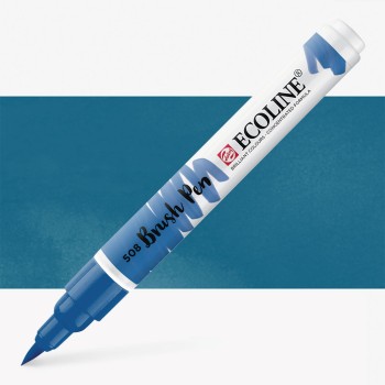 Talens : Ecoline : Fırça Uçlu Kalem : Prussian Blue