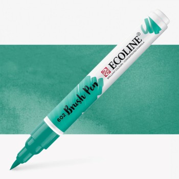 Talens : Ecoline : Fırça Uçlu Kalem : Deep Green