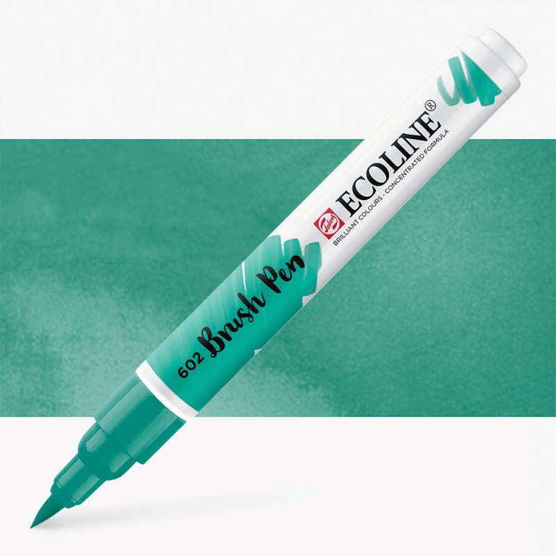 Talens : Ecoline : Fırça Uçlu Kalem : Deep Green