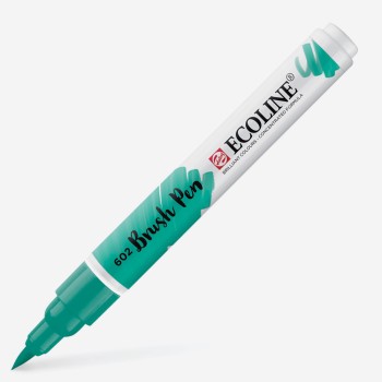 Talens : Ecoline : Fırça Uçlu Kalem : Deep Green