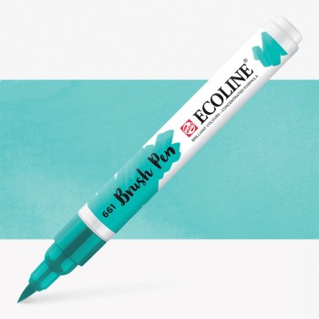 Talens : Ecoline : Fırça Uçlu Kalem : Turquoise Green