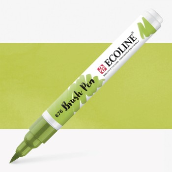 Talens : Ecoline : Fırça Uçlu Kalem : Grass Green