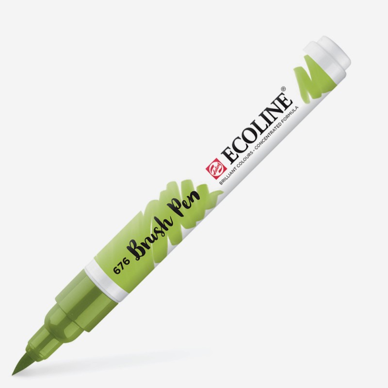Talens : Ecoline : Fırça Uçlu Kalem : Grass Green