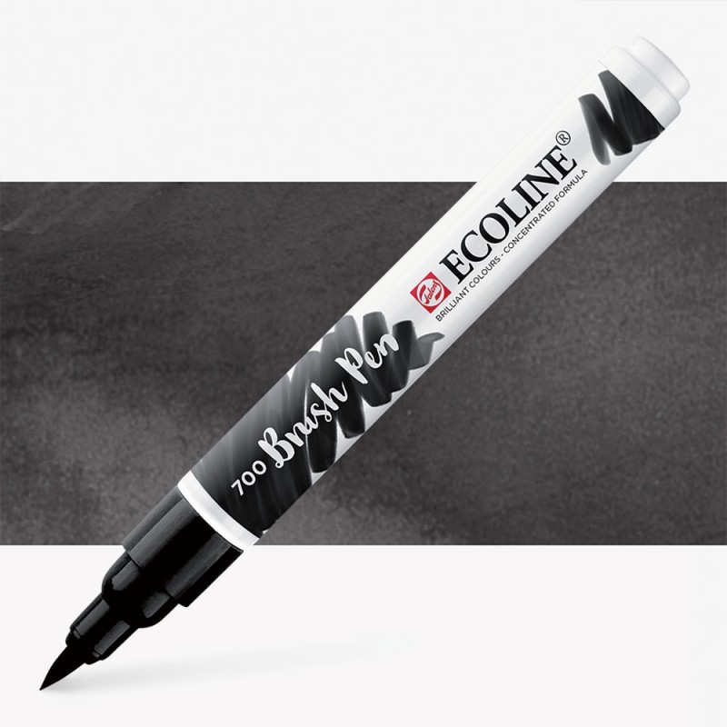 Talens : Ecoline : Fırça Uçlu Kalem : Black
