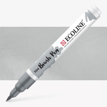 Talens : Ecoline : Fırça Uçlu Kalem : Grey