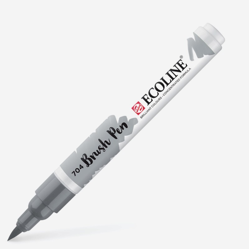 Talens : Ecoline : Fırça Uçlu Kalem : Grey