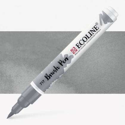Talens : Ecoline : Fırça Uçlu Kalem : Cold Grey