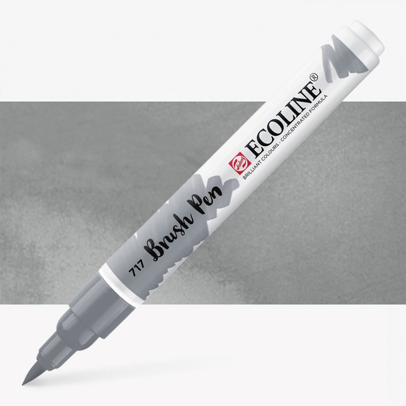 Talens : Ecoline : Fırça Uçlu Kalem : Cold Grey